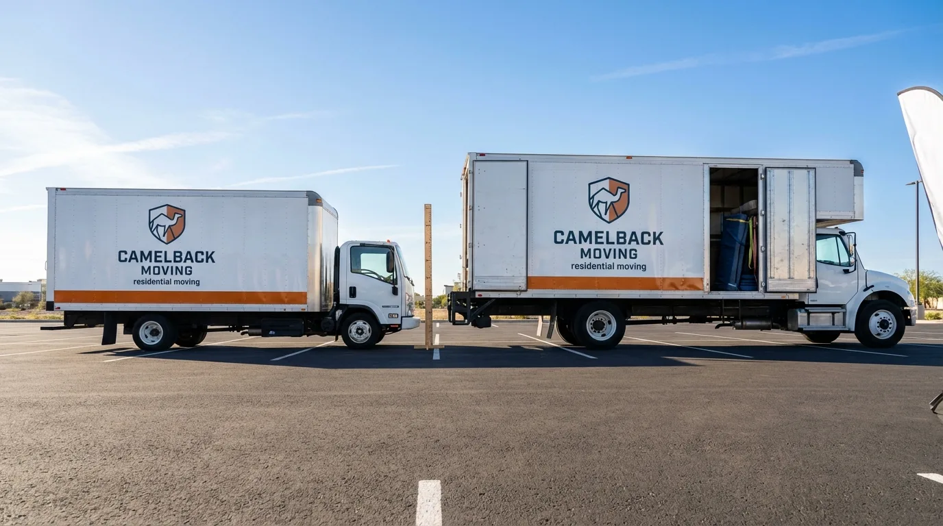 Moving truck size capacity guide in Smith Center